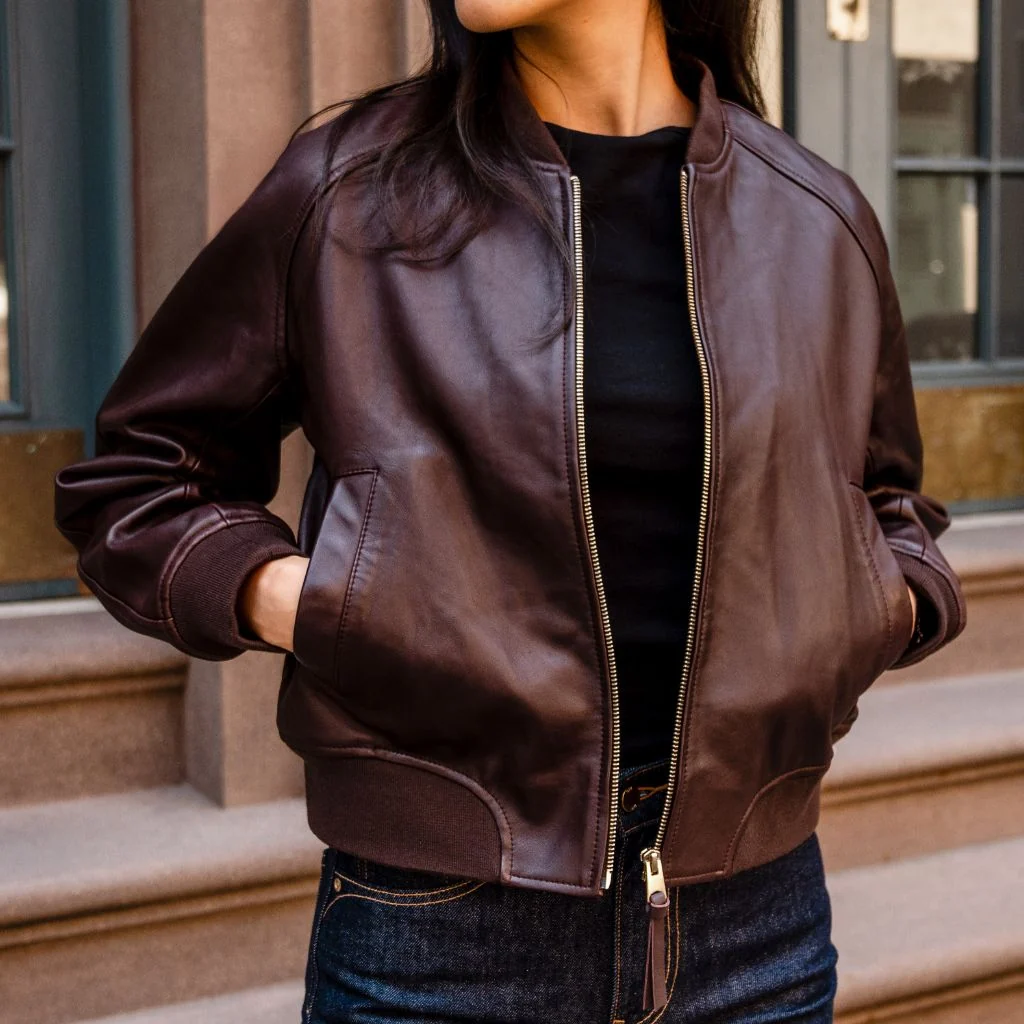 Bomber Jacket | Oxblood