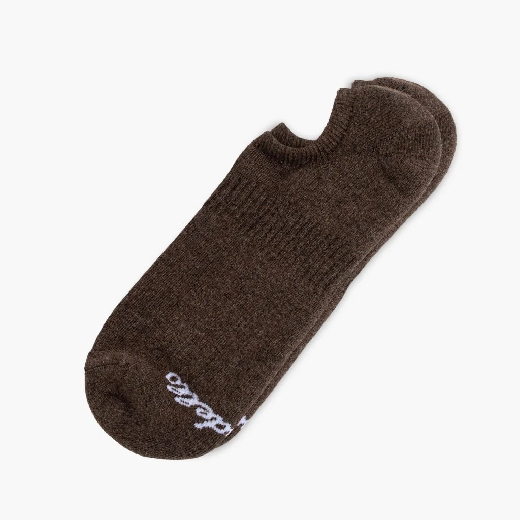Men's Classic No Show Sock | Brown