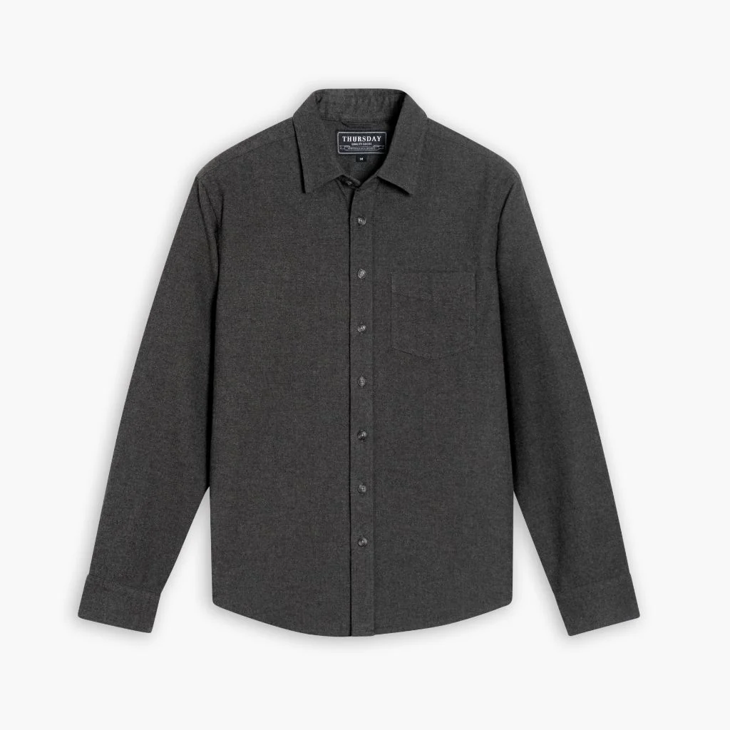 Solid Shirt | Heather Grey
