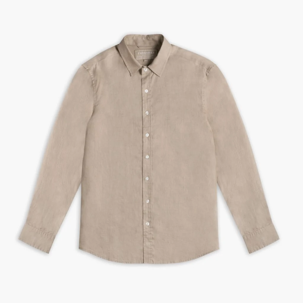 Linen Shirt | Taupe